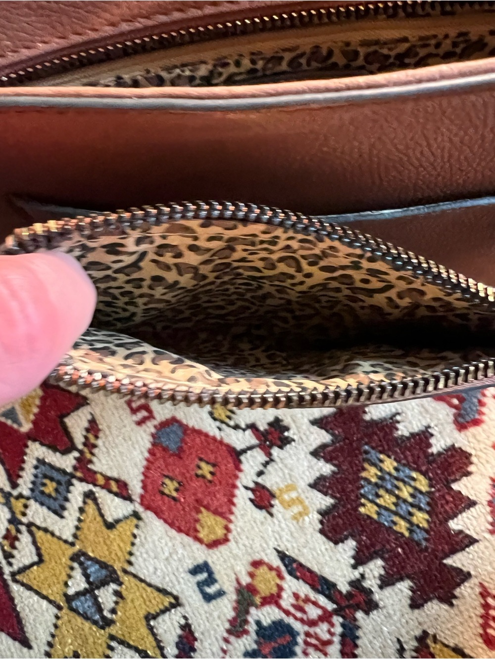 Nanette Lepore Pebbled Shoulder Bag with Front Pocket and Change Purse - Picture 3 of 7